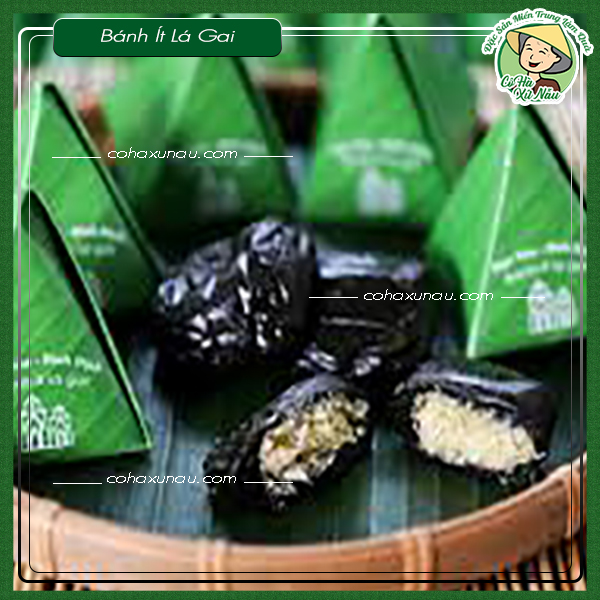 Bánh ít lá gai nhân dừa