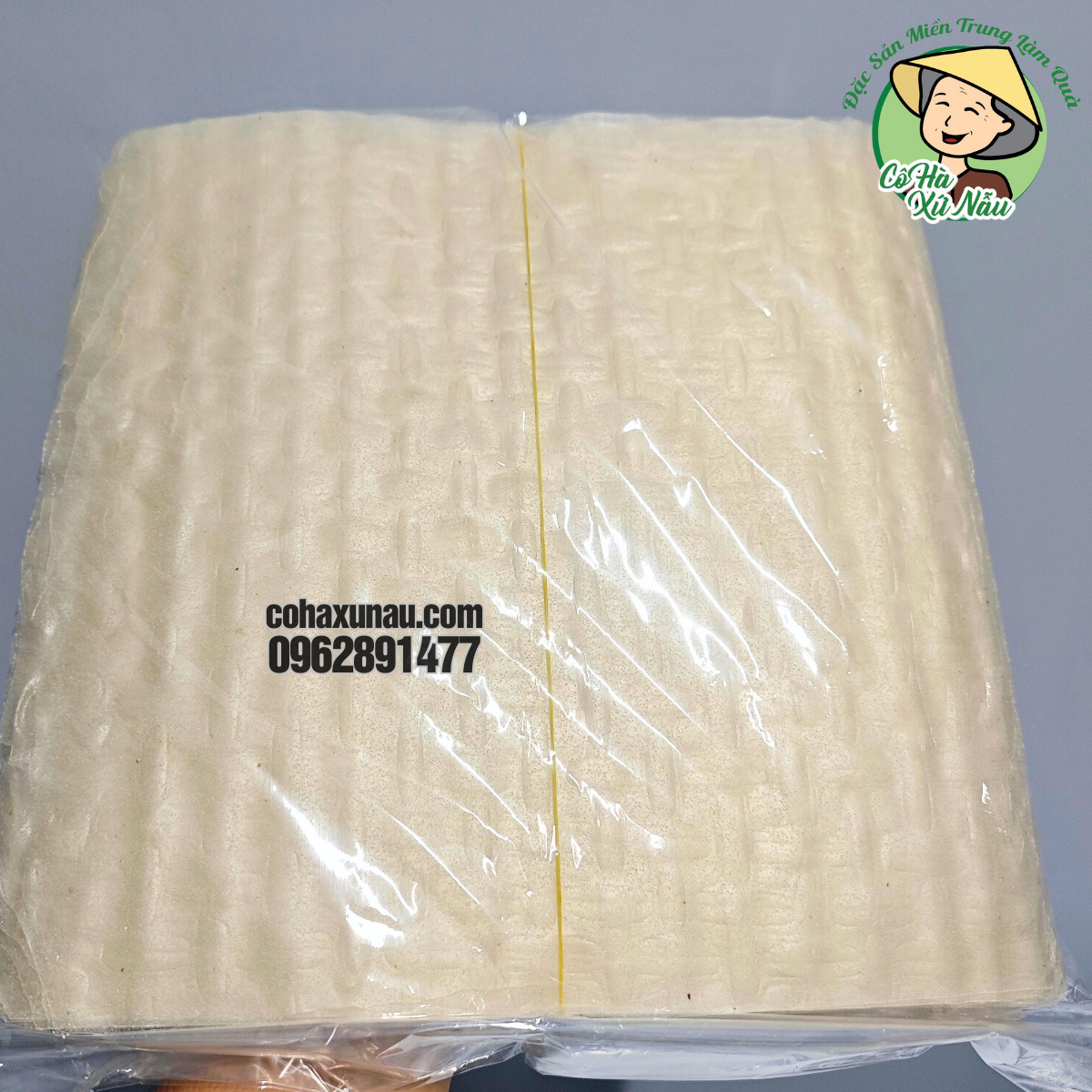 Bánh tráng vuông nhúng Bình Định