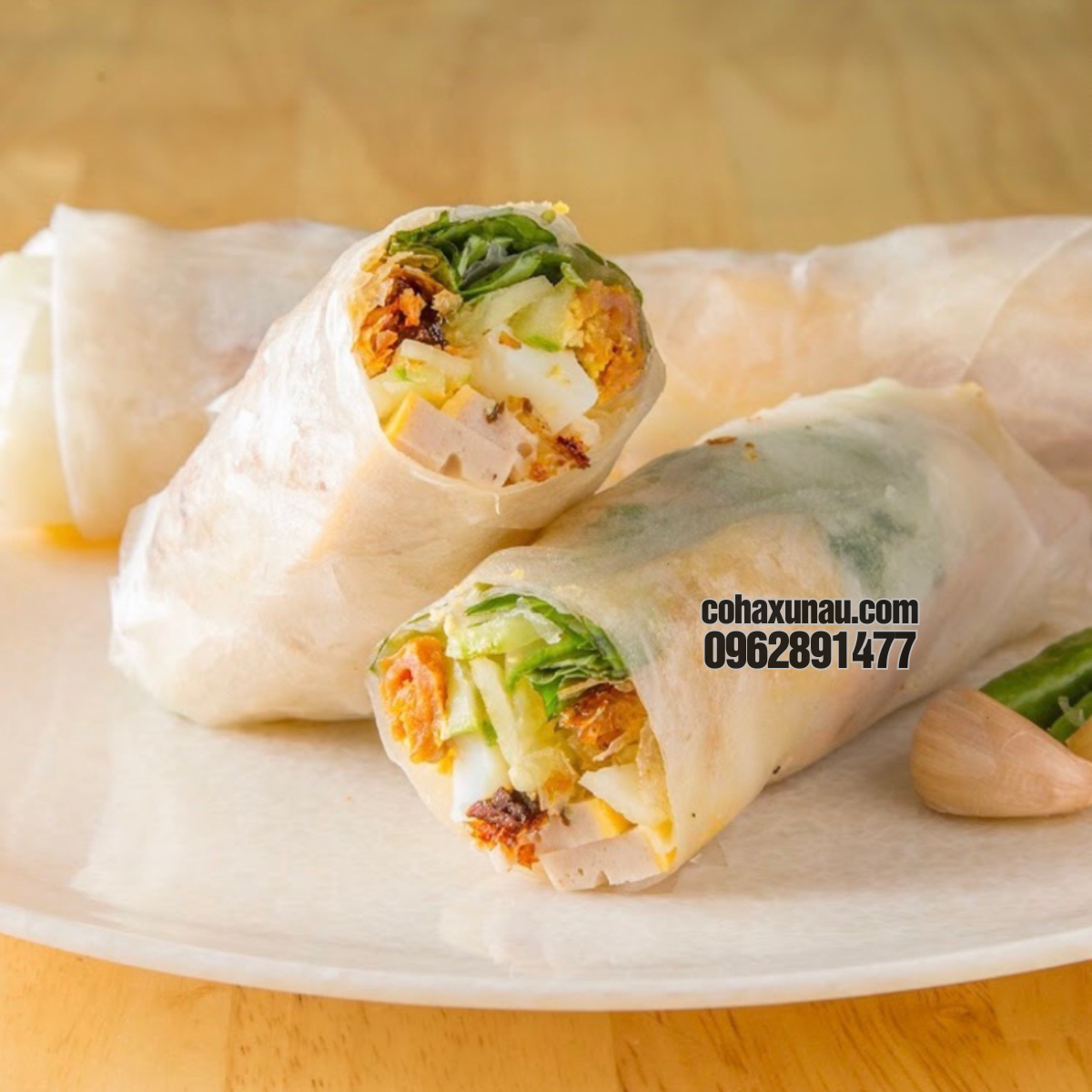 Bánh tráng nhúng cuốn