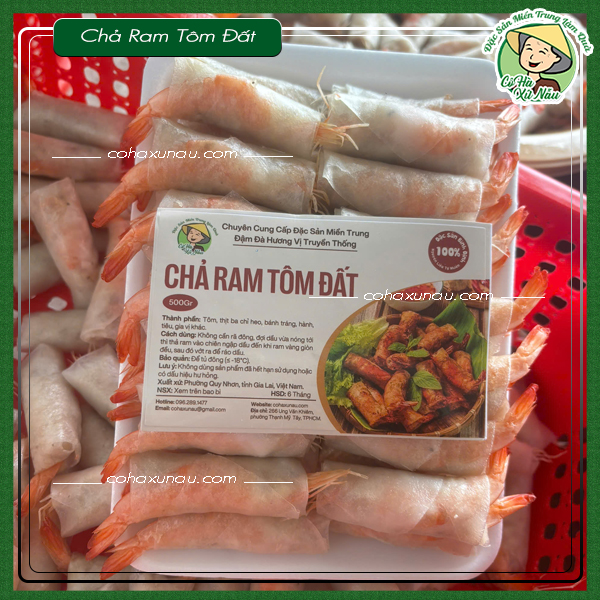 chả ram tôm đất Bình Định