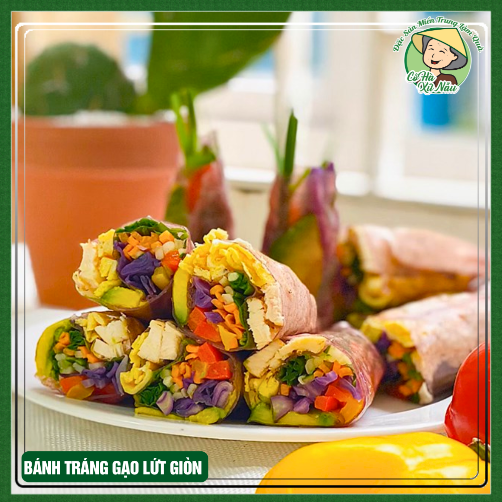 Bánh tráng gạo lứt cuốn