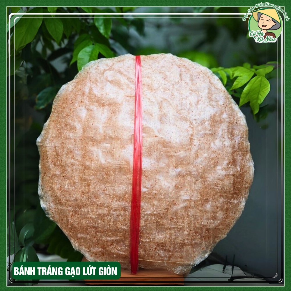 Bánh tráng nhúng gạo lứt giòn phù mỹ