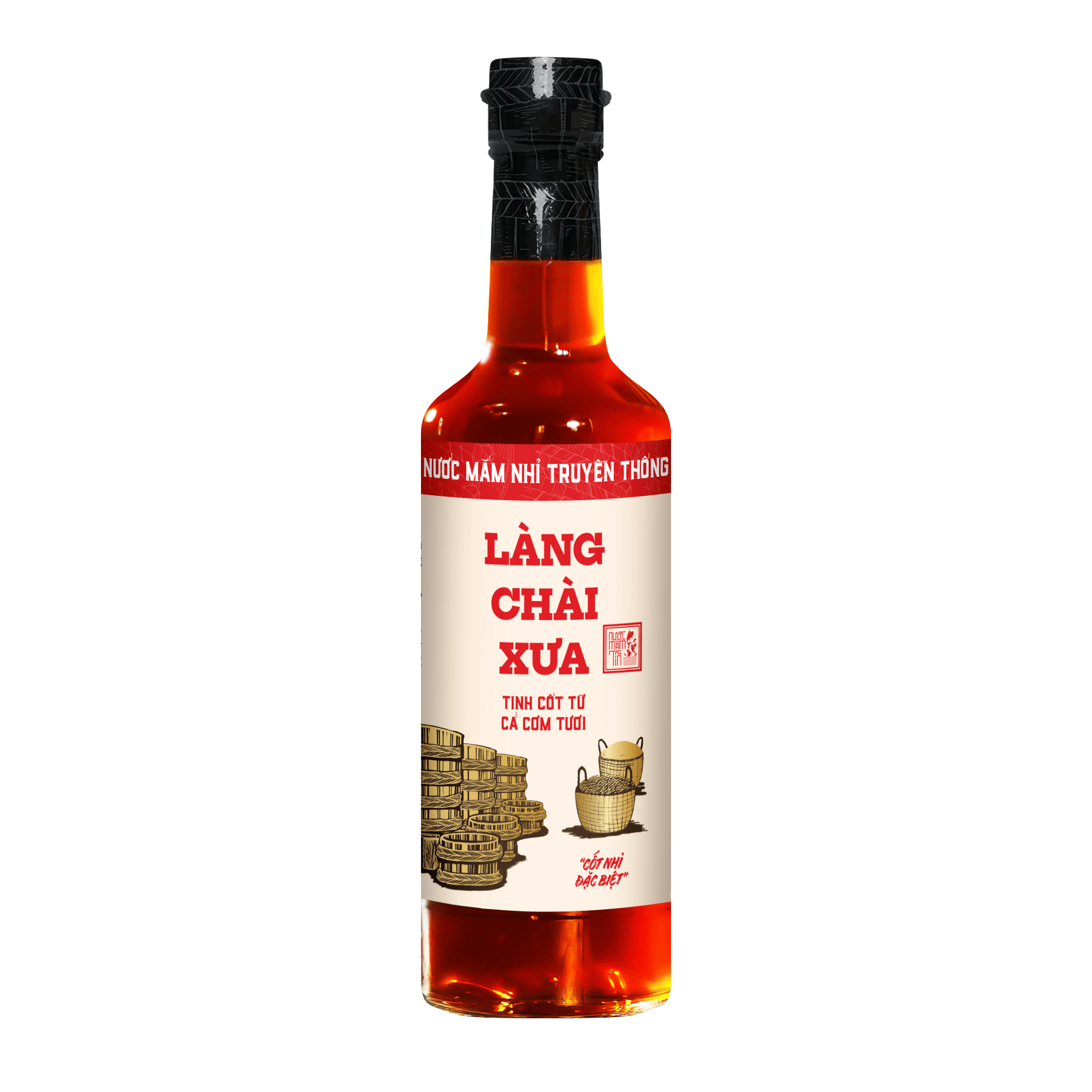 Thùng nước mắm nhỉ cao cấp Làng Chài Xưa đỏ - Ảnh 3