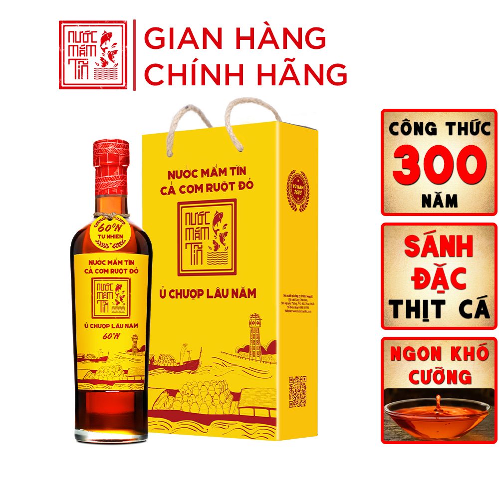 Nước mắm cá cơm ruột đỏ 60 độ đạm – Nước mắm cao cấp truyền thống