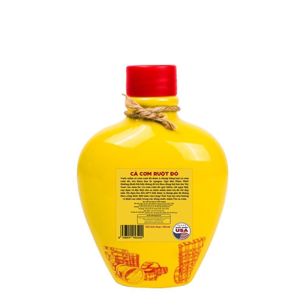 Nước mắm Tĩn cá cơm ruột đỏ 60N - Ảnh 3