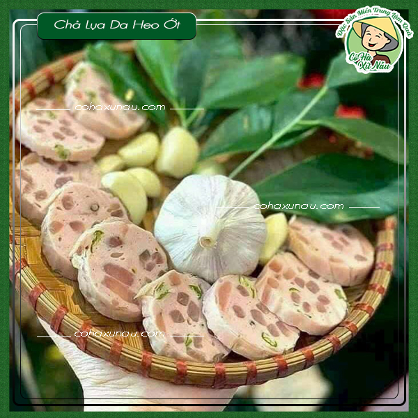 chả lụa da heo ớt xiêm xanh